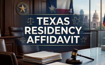 Texas Residency Affidavit