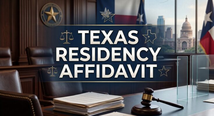 Texas Residency Affidavit