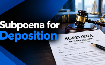 Subpoena for Deposition
