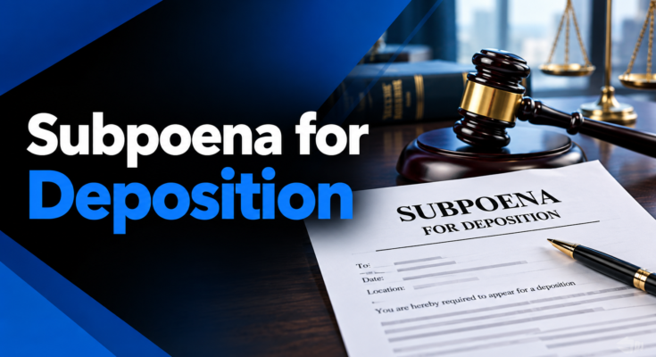 Subpoena for Deposition