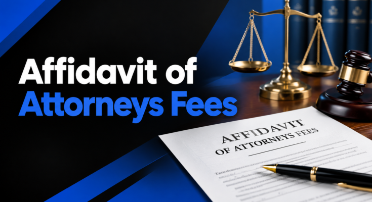 Affidavit of Attorneys Fees