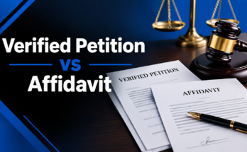 Verified Petition vs Affidavit